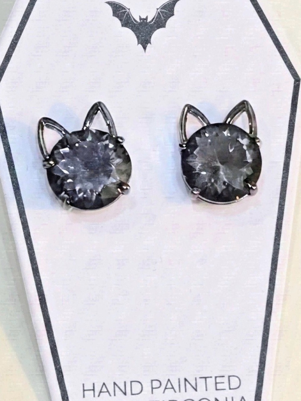 True to Form Cat Crystal Studs